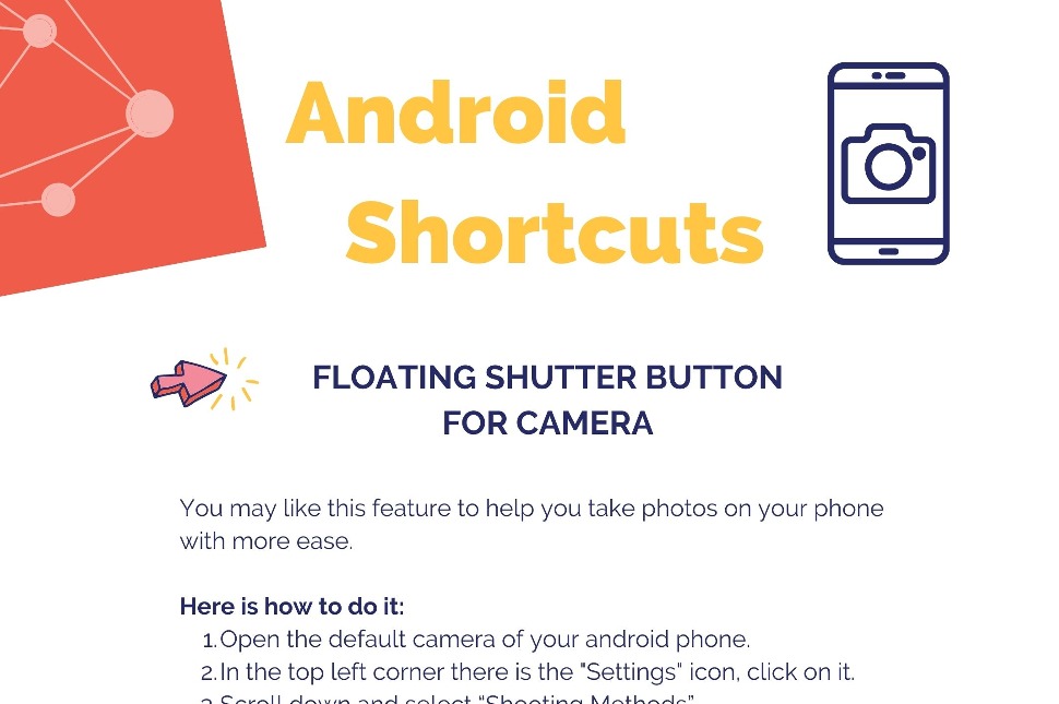 Android shortcuts - floating shutter