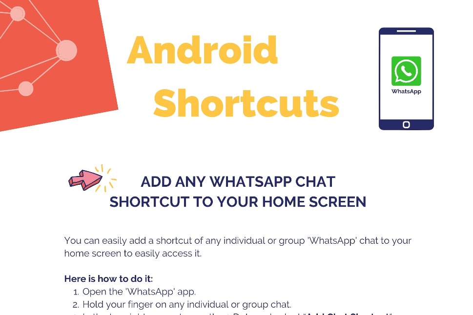 Android shortcuts - Add a WhatsApp shortcut