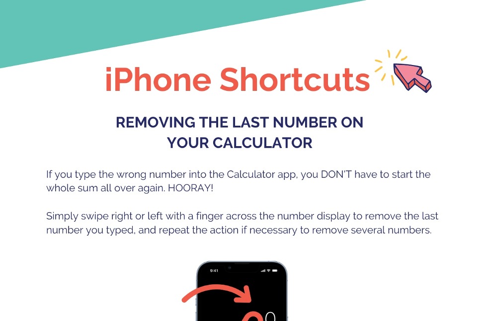 
                        iPhone Shorcuts - Calculator