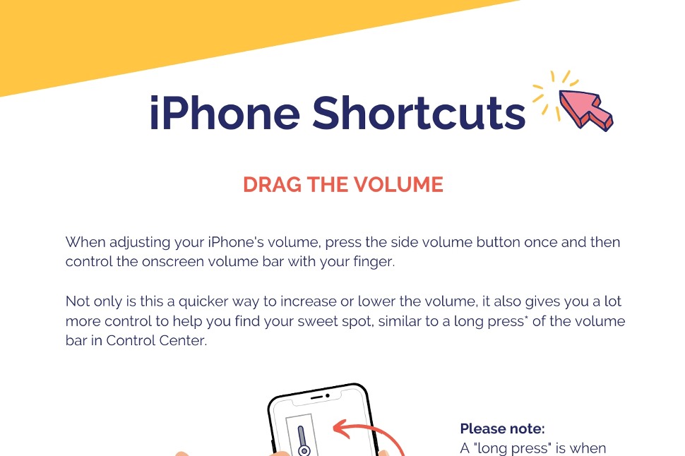 iPhone Shortcuts - Volume