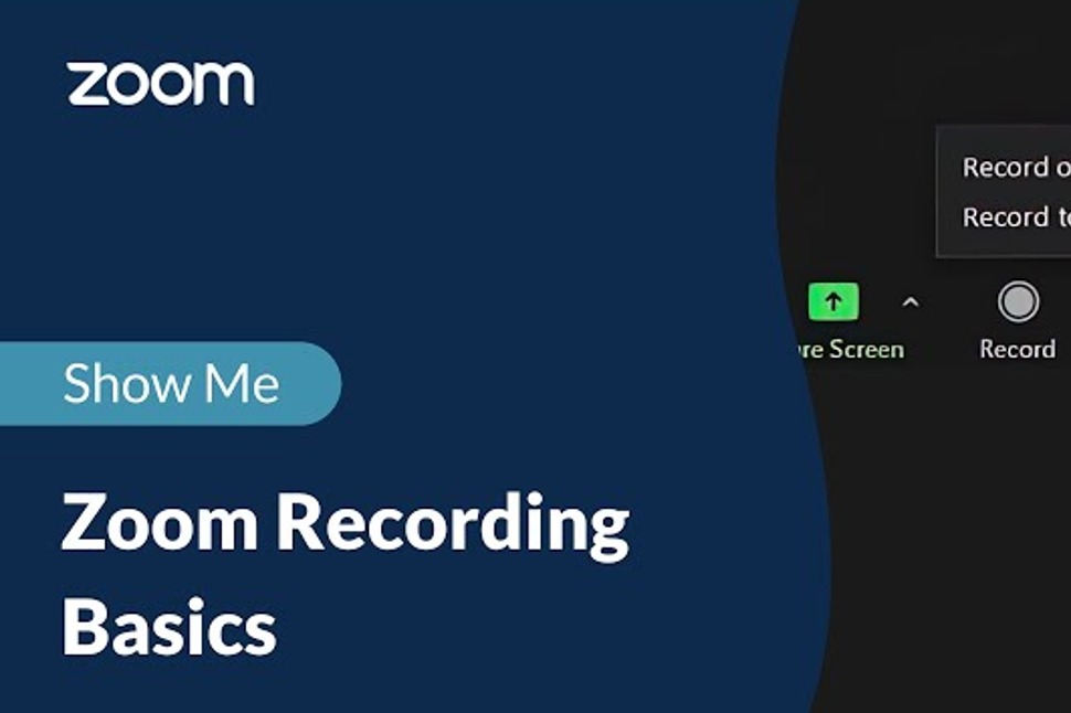 Zoom – How to record a Zoom meeting